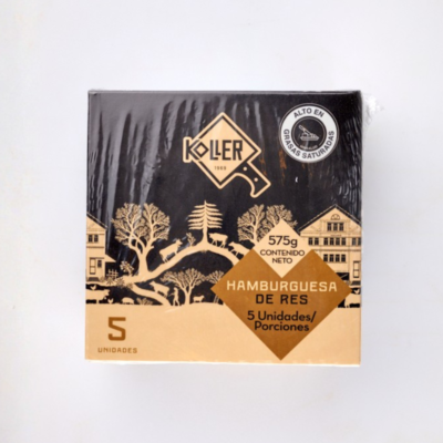 Hamburguesa de Res Koller – Caja x5 - 575g